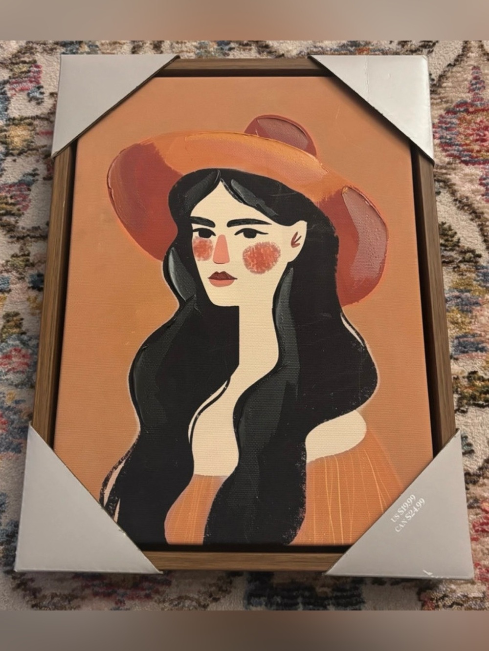 Fall Santa Fe Wall Canvas Painting (9x12)